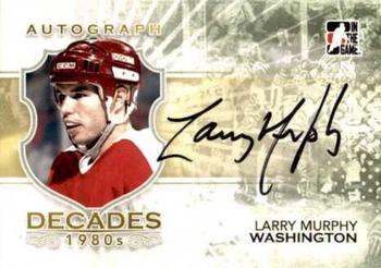 2010-11 In The Game Decades 1980s #A-LMU Larry Murphy Front