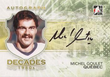 2010-11 In The Game Decades 1980s #A-MG Michel Goulet Front