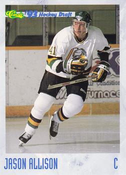 1993 Classic '93 Hockey Draft #13 Jason Allison Front