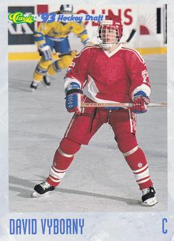 1993 Classic '93 Hockey Draft #48 David Vyborny Front