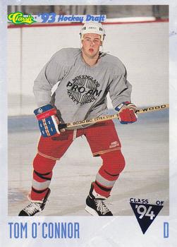 1993 Classic '93 Hockey Draft #107 Tom O'Connor Front