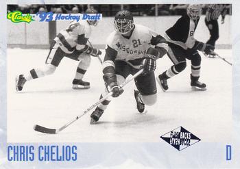 1993 Classic '93 Hockey Draft #118 Chris Chelios Front