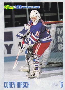 1993 Classic '93 Hockey Draft #133 Corey Hirsch Front