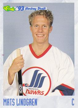 1993 Classic '93 Hockey Draft #139 Mats Lindgren Front