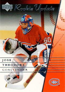 2002-03 Upper Deck Rookie Update #54 Jose Theodore Front