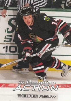 2003-04 In The Game Action #105 Theoren Fleury Front