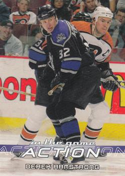 2003-04 In The Game Action #223 Derek Armstrong Front
