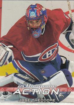 2003-04 In The Game Action #348 Jose Theodore Front