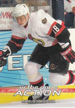 2003-04 In The Game Action #450 Marian Hossa Front