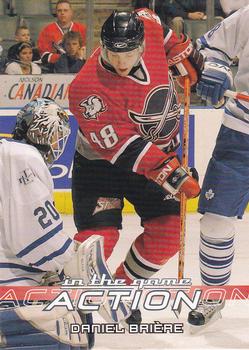 2003-04 In The Game Action #22 Daniel Briere Front