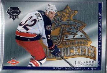 2003-04 Pacific Luxury Suite #61 Kent McDonell Front