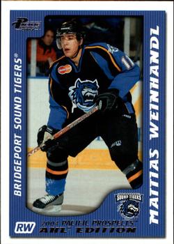 2003-04 Pacific Prospects AHL #12 Mattias Weinhandl Front