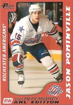 2003-04 Pacific Prospects AHL #71 Jason Pominville Front
