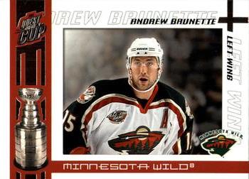 2003-04 Pacific Quest for the Cup #52 Andrew Brunette Front