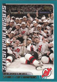 2003-04 Topps #293 New Jersey Devils Front