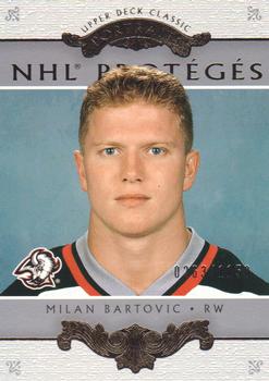 2003-04 Upper Deck Classic Portraits #162 Milan Bartovic Front