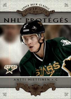 2003-04 Upper Deck Classic Portraits #179 Antti Miettinen Front