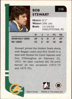 2004-05 In The Game Franchises US West #156 Bob Stewart Back