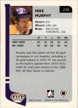 2004-05 In The Game Franchises US West #236 Mike Murphy Back