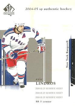 2004-05 SP Authentic #55 Eric Lindros Front
