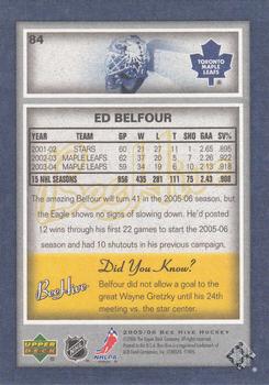 2005-06 Upper Deck Beehive #84 Ed Belfour Back