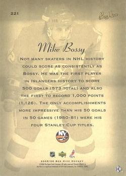 2005-06 Upper Deck Beehive #221 Mike Bossy Back