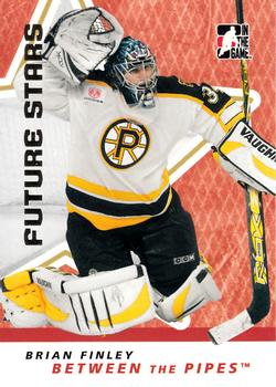 2006-07 In The Game Between The Pipes #6 Brian Finley Front