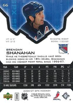 2006-07 SPx #66 Brendan Shanahan Back