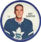 1960-61 Shirriff Coins #11 Bert Olmstead Front