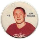 1960-61 Shirriff Coins #43 John McKenzie Front