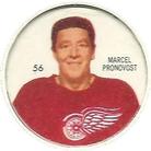 1960-61 Shirriff Coins #56 Marcel Pronovost Front