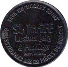 1960-61 Shirriff Coins #73 Elmer Vasko Back