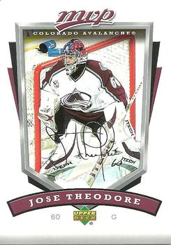 2006-07 Upper Deck MVP #71 Jose Theodore Front