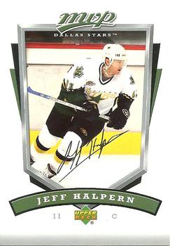 2006-07 Upper Deck MVP #100 Jeff Halpern Front