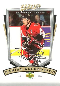 2006-07 Upper Deck MVP #205 Daniel Alfredsson Front