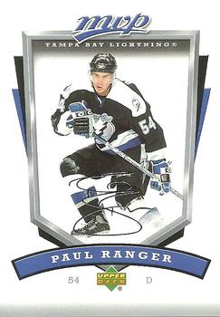2006-07 Upper Deck MVP #262 Paul Ranger Front