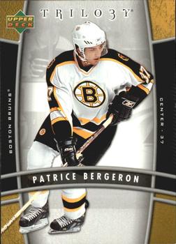 2006-07 Upper Deck Trilogy #9 Patrice Bergeron Front