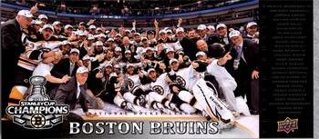 2011 Upper Deck Boston Bruins Stanley Cup Champions #BOS Team Photo Front