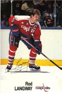 1988-89 Esso NHL All-Star Collection #NNO Rod Langway Front