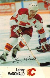 1988-89 Esso NHL All-Star Collection #NNO Lanny McDonald Front