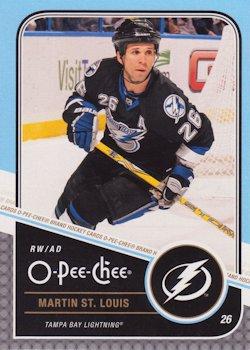 2011-12 O-Pee-Chee #33 Martin St. Louis Front