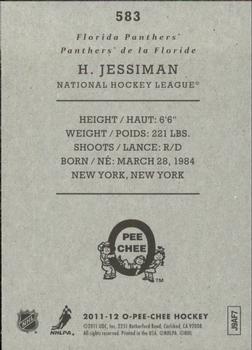 2011-12 O-Pee-Chee - Retro #583 Hugh Jessiman Back