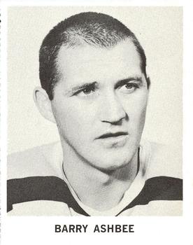 1965-66 Coca-Cola NHL Players #NNO Barry Ashbee Front