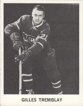 1965-66 Coca-Cola NHL Players #NNO Gilles Tremblay Front