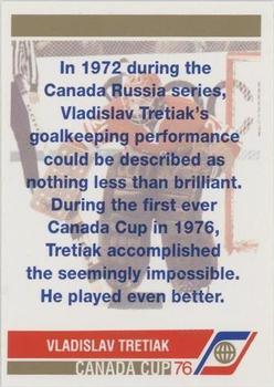 1992 Future Trends '76 Canada Cup #NNO Vladislav Tretiak Back