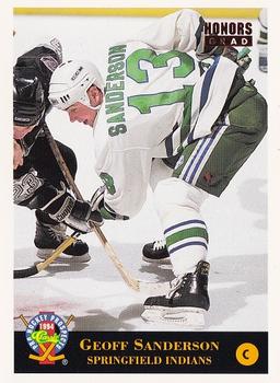 1994 Classic Pro Hockey Prospects #56 Geoff Sanderson Front