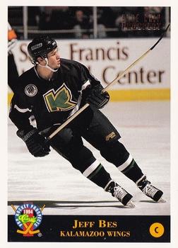 1994 Classic Pro Hockey Prospects #144 Jeff Bes Front