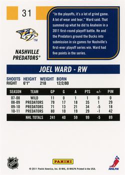 2011-12 Score #31 Joel Ward Back
