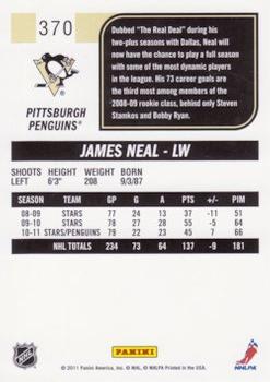 2011-12 Score #370 James Neal Back