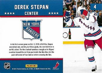 2011-12 Score - First Goal #4 Derek Stepan Back